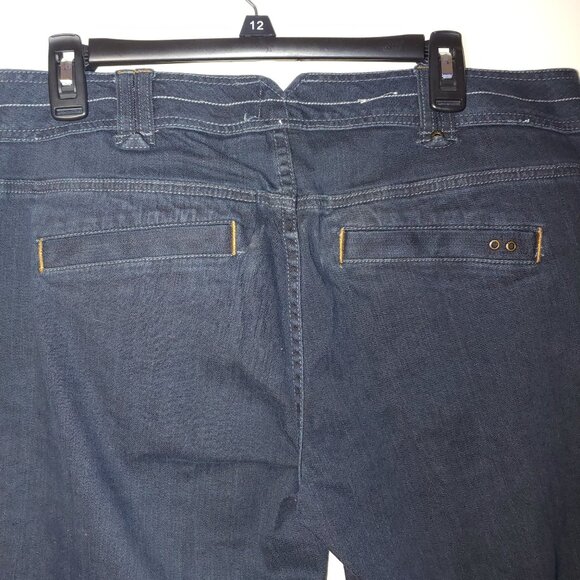 Converse One Star Mid Rise Dark Wash Blue Jeans size 12 - Picture 6 of 9